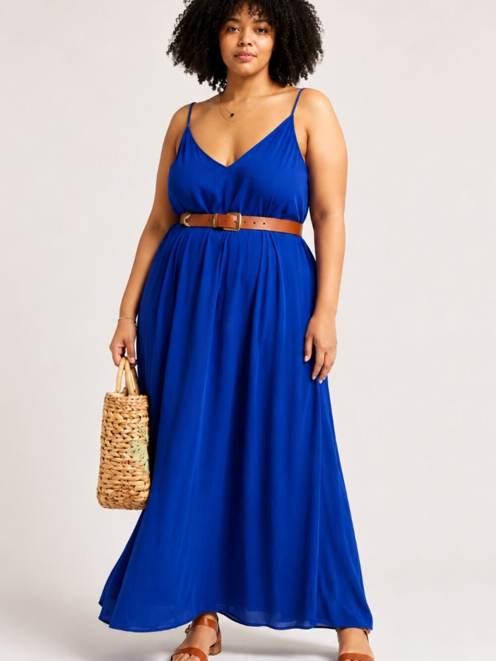 Treasure & Bond Woven Favorite Slipdress Colbalt Blue 3X NWOT